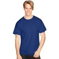 thumbnail image 1 of Hanes Mens ComfortBlend EcoSmart 4-Pack Crewneck T-Shirts, M, Deep Royal, 1 of 2