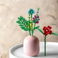 thumbnail image 2 of Building Block Bouquet Building Block Bouquet DIY Assembly 3D Model Toy Home Decoration Simulation Rose Sunflower Chrysanthemum Girl Flower Building Toy Holiday Gift, 2 of 6