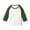 Green, variant on Lovzfmll Boys' & Girls' Casual Baseball Tee, Solid Color Raglan 3/4 Sleeve Crewneck for Kids, Short Sleeve Style, Perfect for Sports and Play for Little Girls 7 Years