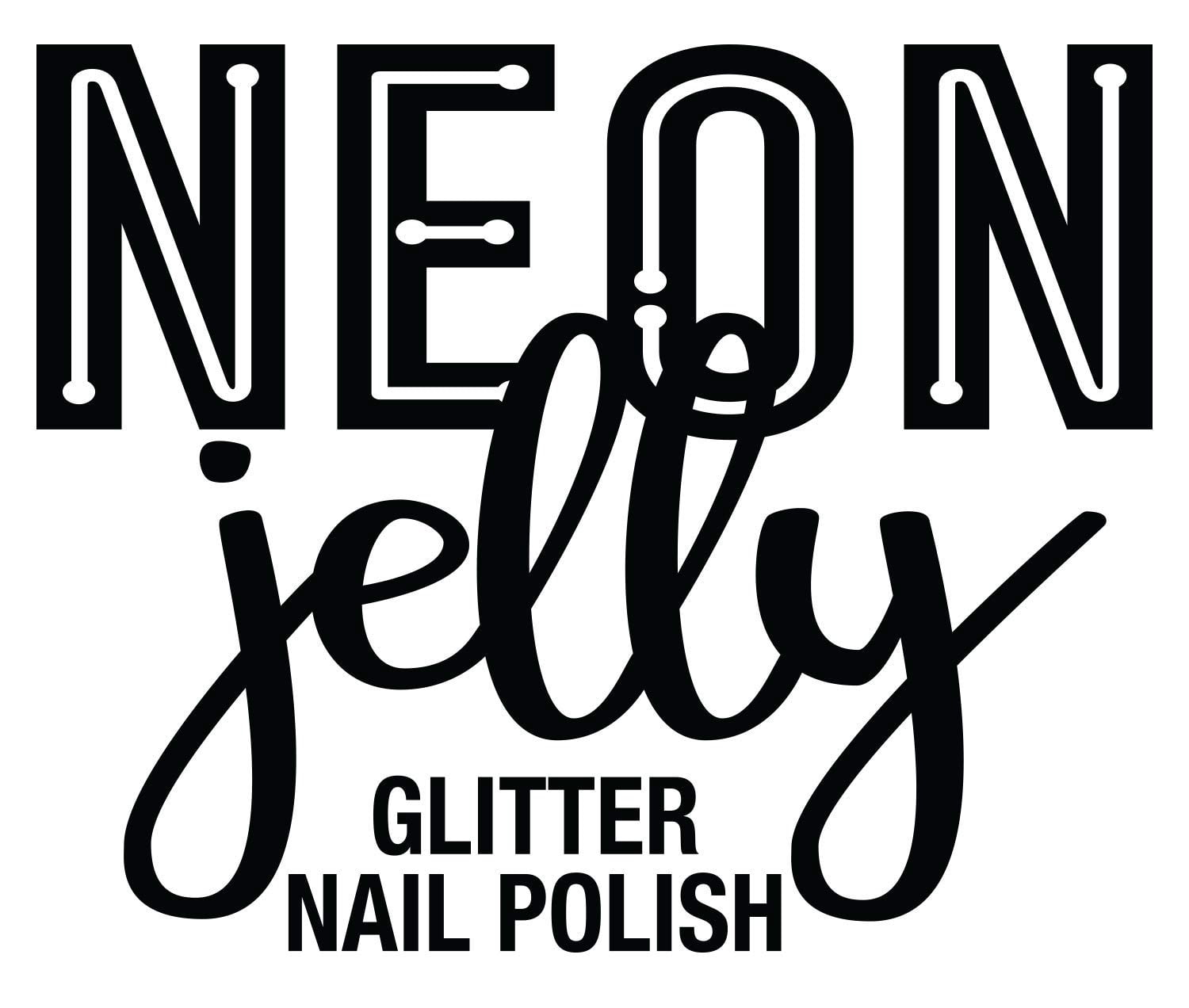 Neon Jelly Nail Polish - Purple Shock