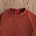 thumbnail image 3 of Baby Girls Long Sleeve Swimsuit Ruffle Zipper Rash Guard Swimwears, 3 of 5