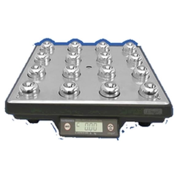 Fairbanks Scales 30102C Ultegra Roller Top Bench Scale 14 X 14 In. 150 Lb. USB Output USB