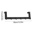 thumbnail image 3 of TIMIFIS Hooks for Hanging Six Hook Door Hook without Punch Door Traceless Door Back Rack Clothes Hanger Clothes Hanger Coat Hook Entrance Storage Rack Hook Up, 3 of 6