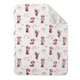 thumbnail image 1 of Couverture de bébé en peluche Minnie Mouse Disney, 30x40 po, 1 of 6