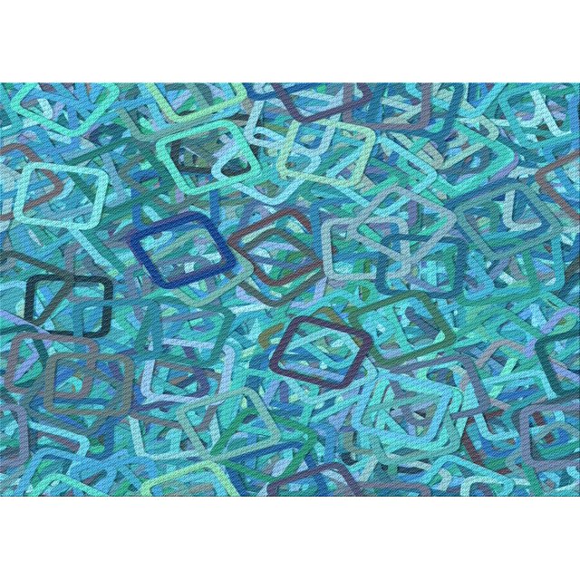 Ahgly Company Tapis d'Intérieur Rectangulaire Transitionnel Bleu Lavable à la Machine, 2 Pieds x 3 Pieds