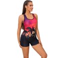 thumbnail image 1 of Charmo Womens Boyleg Swimsuit One Piece Racerback Athletic Bathing Suit Pro Swimwear, 1 of 7