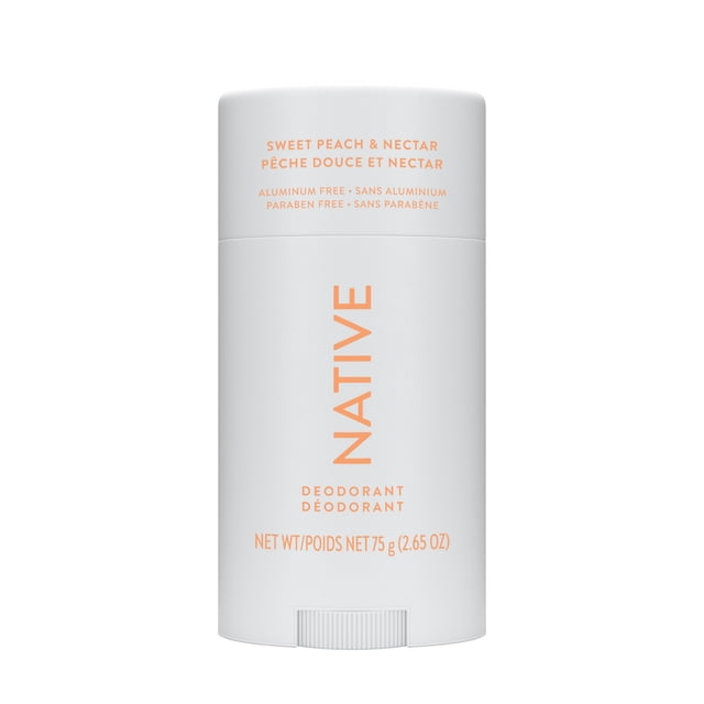 Native – Désodorisant naturel sans aluminum Pêche sucrée et nectar