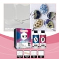 thumbnail image 1 of Crystal Clear Epoxy Resin Kit 200ml High Transparency Glue DIY Set with 100ml Resin, 100ml Curing Agent, 2 Measuring Cups, 2 Stirring Rods, 4 Droppers, 2 Gloves for Jewelry Crafts Ornaments, 1 of 9