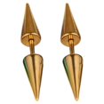 thumbnail image 1 of 1Pc Men Boys Titanium Steel Spike Stud Earring Punk Ear Stud Rock Piercing Stud Steel Rivets Earring, 1 of 9
