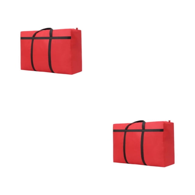 maskred Sac de Voyage Anti-Rayures Grande Capacité Résistant à l'Usure Résistant à la Décoloration Sac de Voyage en Tissu Sac de Déménagement Sac Oxford Incassable Rouge-105l 2Ensemble
