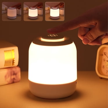 Meitianfacai Portable LED Night Light for Kids and Adult Bedside, Dimmable Warm Light Nursery Night Lamp, Soft Eye Caring Night Light for Baby Breastfeeding and Sleep Aid