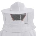 thumbnail image 3 of Beekeeping Suit, Professional Lightweight Breathable Beekeeping Protective Smock With Protective Hat Veil, Made From Cotton + Polyester, Perfect For Beekeeper Farm Visitors, 3 of 8
