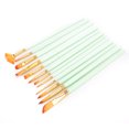 thumbnail image 3 of Painting Brush, Watercolor Brush, 12PCs Nylon Brush Set Calligraph Acrylic 12PCs Matt Blue Rods,12PCs Matt Pink Rods,12PCs  Matt Green Rods, 3 of 8