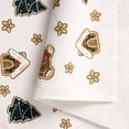 thumbnail image 4 of Holiday Time Cranberry Spice Kids Collection Gingerbread Printed Kitchen Linen Set, Red/Multi, 16" x 26", 4 of 4