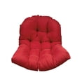 thumbnail image 2 of jinwen Coussin de Chaise Hamac Maison Jardin Remplacement Matelas de Chaise 120x80cm Rouge, 2 of 9
