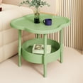 thumbnail image 1 of Antqov Bedside Table Bedroom Small Storage Rack Home Sofa Mini Cabinet Mobile Table, Nightstand for Bedroom, 2 Tier Side Table with Storage Shelf for Living Room, 1 of 6