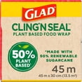 thumbnail image 4 of Glad Pellicule Alimentaire Adhérente et Scellante 50 % à Base de Plantes, 4 of 4