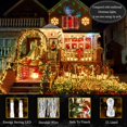 thumbnail image 4 of AMERTEER ” LED String Lights For Thanksgiving / Christmas / New Year Twinkle Lights with 8 Modes Memory for Home Tree Yard Room Indoor & Outdoor Decorations”, 4 of 13