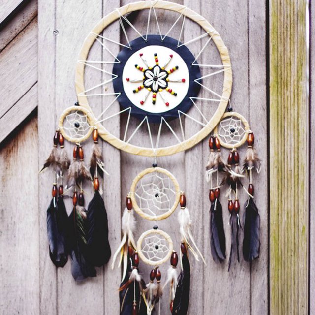 Boyijia 10pcs Différentes Tailles Rêveur Bagues Diy Couronnes Macramé Projets Cerceaux Artisanat Anneaux Ronds