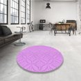 thumbnail image 4 of Ahgly Tapis Rectangulaire Lavable en Machine Intérieur Transitionnel Violet Violet, 7 Pieds x 10 Pieds, 4 of 7