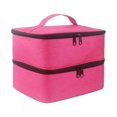 thumbnail image 1 of Guardoinrt Nylon Well Organized Nail Polish Carrying Case Favorite Shades In Order Easy Storage And Access rose red, 1 of 6