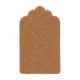 thumbnail image 2 of Kraft Paper Tags Gift Tag Labels Wedding Blank Kraft Tag Craft Production 5x3cm Kraft Paper Gift Tags Wedding Birthday Scallop Label Blank Name Card 100x, 2 of 5