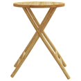 thumbnail image 3 of vidaXL Folding Garden Table Ø55x75 cm Bamboo, 3 of 5