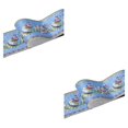 thumbnail image 1 of relayinert Wood Marbling SelfAdhesive Skirting Line Exquisite And Easy Maintenance And Environmentally Friendly PVC Durable Blue lantern flower 2Set, 1 of 6