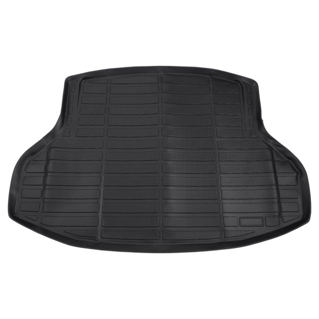 Unique Bargains 1 Pc Cargo Liner Rear Trunk Mat for Honda Civic 2016-2021 for Honda Civic Si 16-21 Sedan Trunk Cargo Luggage Boot Tray Mat Black TPE Long Grid Pattern