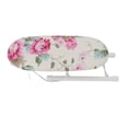 thumbnail image 3 of Home Ironing Board, Tabletop Ironing Board Multifunctional Heat Resistant Portable Space Saving  For Travel Peony Flower,Grey, 3 of 8