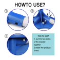 thumbnail image 4 of Langgg Plastic Pool Joint and Rubber Seals Metal Frame Pools Replacement Parts white 2.36 inch 12 pcs, 4 of 6