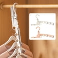 thumbnail image 3 of Folding 5-hole Clothes Drying Rack 360° Rotary Hook Portable Travel Hanger, G7U9, 3 of 8