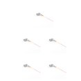 thumbnail image 1 of yingyy Model Railway Lamp Outdoor 1:87 Scale Streetlight Building LED Park Light Garden Yard Building Layout Decorations Type B Gray 5Set, 1 of 6