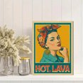 thumbnail image 2 of Retro Pinup Lava Portrait Canvas Wall Art 15.75x11.81 Inches, 2 of 8