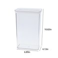thumbnail image 3 of Rbaofujie Airtight Cereal Storage Container With Lids, Clear 3.4L Airtight Kitchen Food Storage Container for Grain,, Flour, Rice, Nut, Snacks Clearance Items, 3 of 6