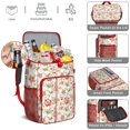 thumbnail image 4 of Botanical Garden Bloom Print Backpack Cooler - 20L High Capacity, Long-Lasting Insulation for Summer, 4 of 6