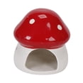 thumbnail image 2 of S SERENABLE Ceramic Hamster House Cute Outdoor Sturdy Habitat for Rats Gerbils Squirrels Red, 2 of 9