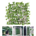 thumbnail image 1 of pitrice Écran d'Intimité Rétractable pour Clôture de Jardin Extérieur Feuilles de Patate Douce, 1 of 9