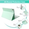 thumbnail image 4 of KOMI Wireless Keyboard Case with Touchpad for iPad 10.2" 9th 8th 7th Generation, Detachable Bluetooth Keyboard with Pencil Holder for iPad 10.2 Inch/iPad Air 10.5"(3rd Gen)/iPad Pro 10.5 in, Green, 4 of 5
