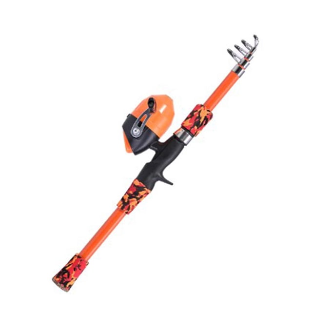 1.65m Kids Fishing Rod Set Telescoping Fishing Rod Reel Rod & Reel Combos