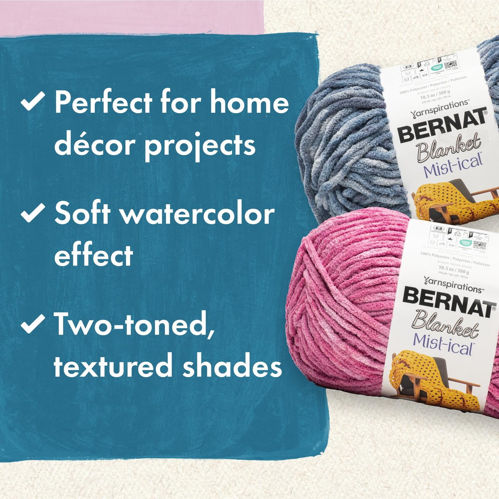 Bernat® Blanket Mist-ical™ #6 Super Bulky Polyester fil