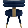 thumbnail image 2 of Meridian Furniture Fitzroy Navy Velvet Dining Chair (Set of 2), 2 of 9