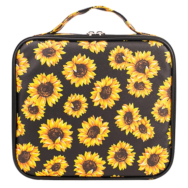 Daisy Cosmetic Bag Waterproof Makeup Case Cosmetic Organizer Bag Toiletry Case