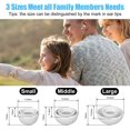 thumbnail image 2 of [3 Pairs] Replacement Ear Tips for Airpods Pro with Noise Reduction Hole, Silicone Ear Tips for Airpods pro with Portable Storage Box and Fit in The Charging Case (S/M/L, White), 2 of 6