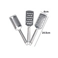 thumbnail image 2 of Stainless Steel Cheese Grater Set, Set of 3 Kitchen Grater, Lemon Zester for Vegetable, Fruit, Chocolate, 2 of 5