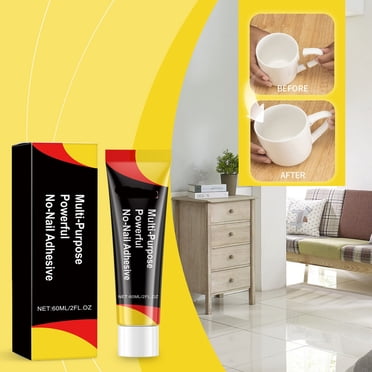 Herunwer Colle Forte Sans Clous Polyvalente pour Bois, Métal, Céramique et Plastique