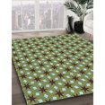thumbnail image 3 of Ahgly Company Tapis d'Intérieur Lavables en Machine Rectangulaire Transitionnel Chêne Brun, 3' x 5', 3 of 7