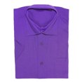 thumbnail image 1 of Gravity Threads Mens Dress Shirt Short Sleeve , S Purple, 1 of 1