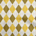 thumbnail image 1 of oneOone Rayon Yellow Fabric Check Argyle Sewing Craft Projects Fabric Prints By Yard 56 Inch Wide, 1 of 4
