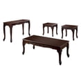thumbnail image 1 of Bowery Hill Traditional Solid Wood 4-Piece Coffee Table Set in Dark Cherry, 1 of 9